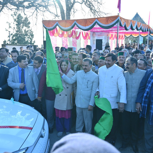 Launching of e-vehicle by the Hon'ble Chief Minister on 3rd Feb. 2023